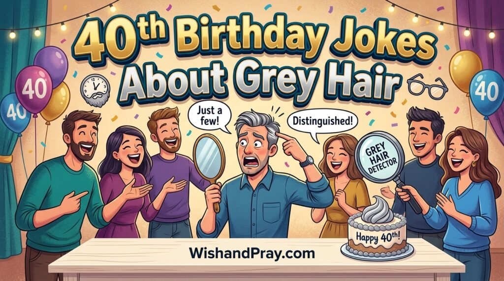 40th Birthday Jokes About Grey Hair