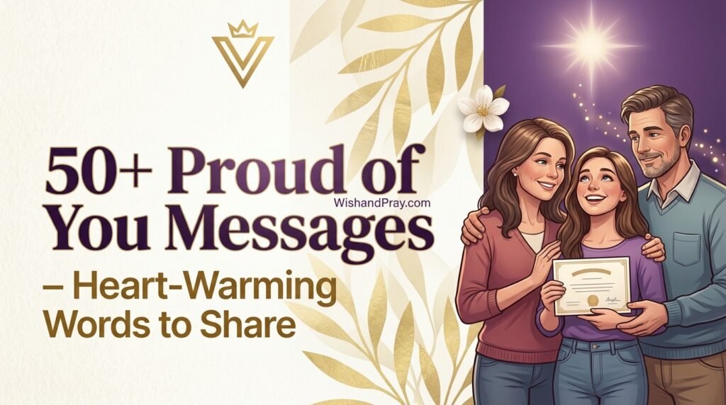 50+ Proud of You Messages – Heart-Warming Words to Share