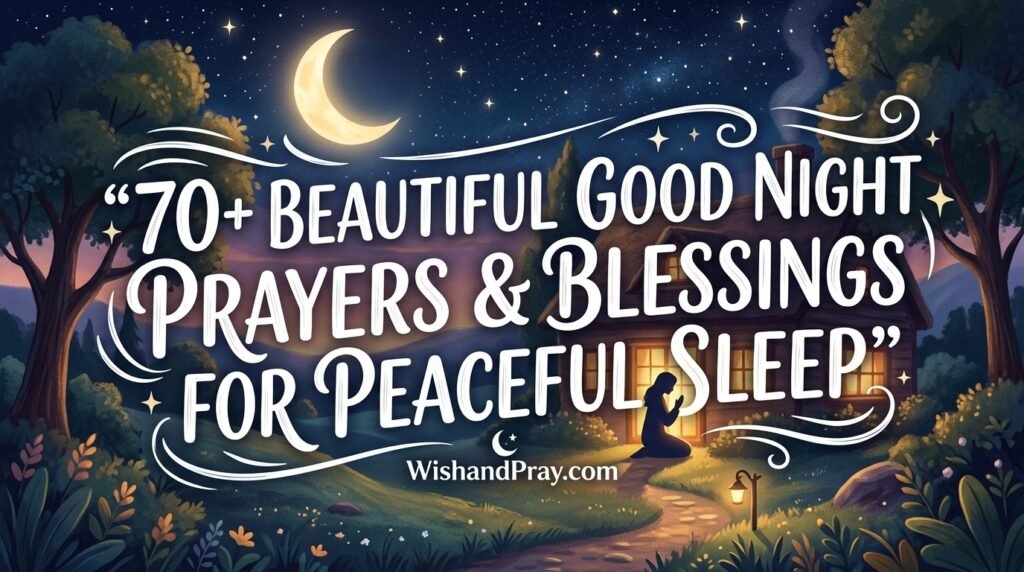 70+ Beautiful Good Night Prayers & Blessings for Peaceful Sleep