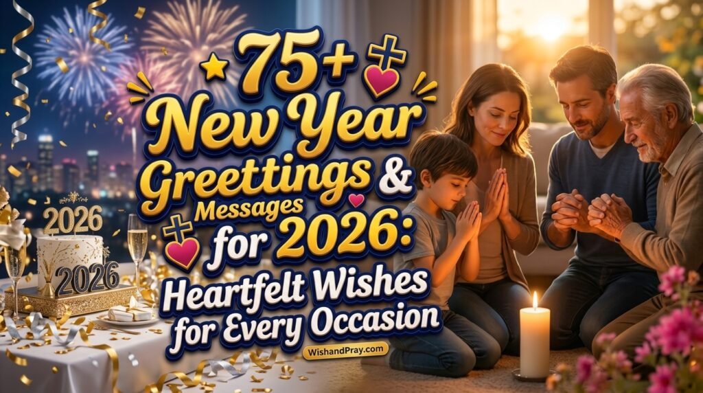 75+ Happy New Year Greetings & Messages for 2026 Heartfelt Wishes for Every Occasion