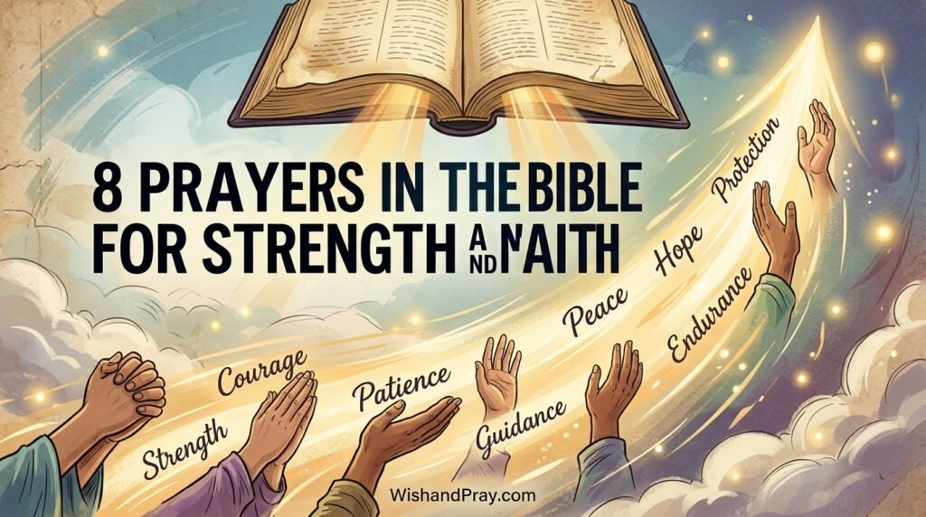 8 Prayers in the Bible for Strength and Faith