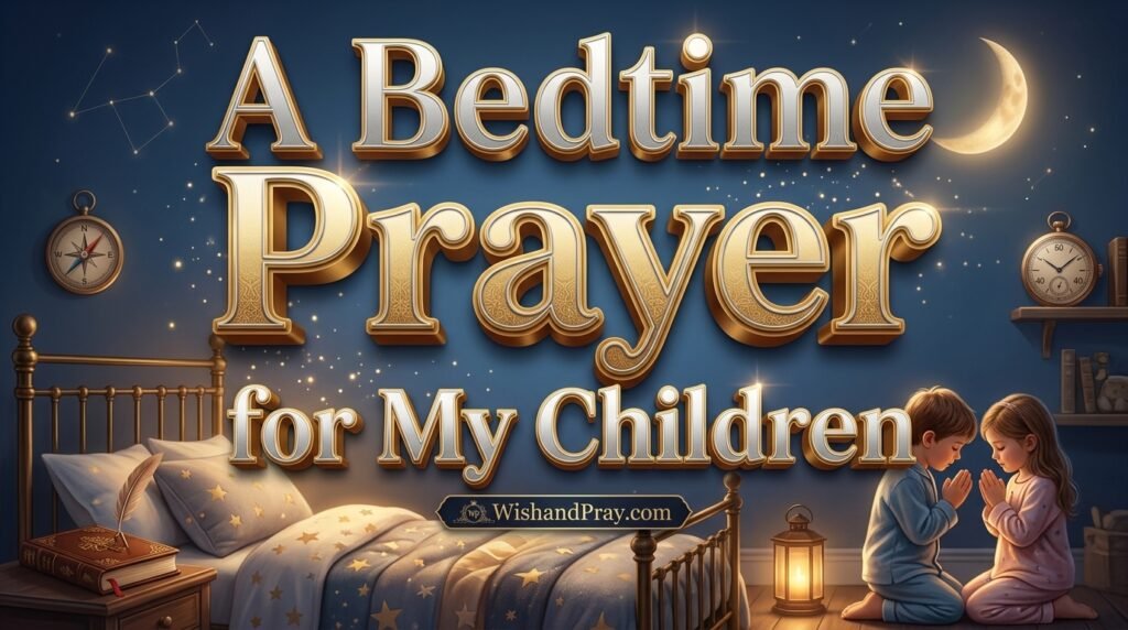 A Bedtime Prayer for My Children