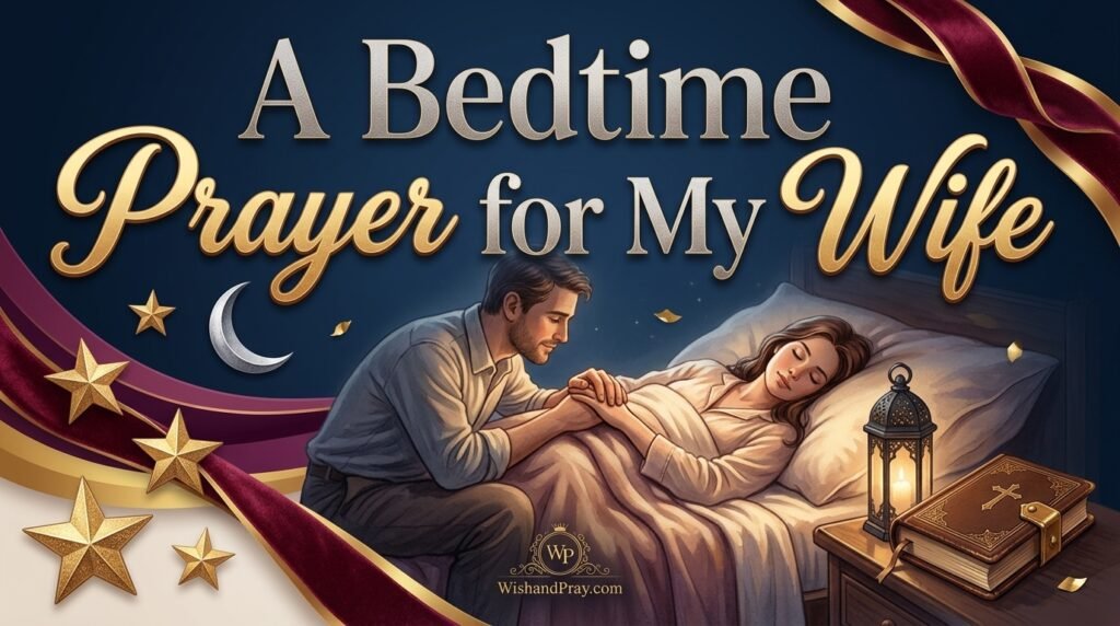A Bedtime Prayer for My Wife