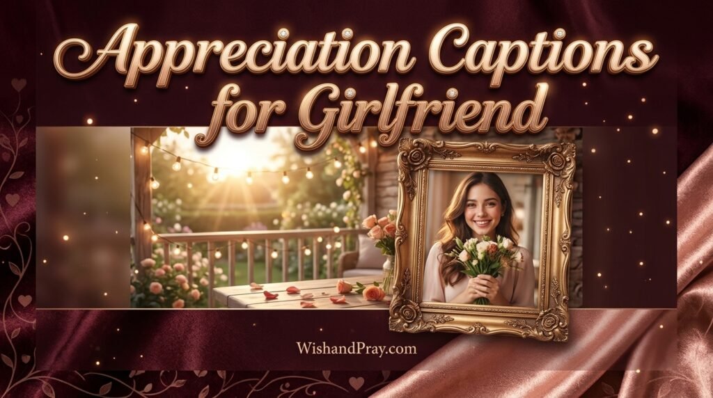 Appreciation Captions for Girlfriend