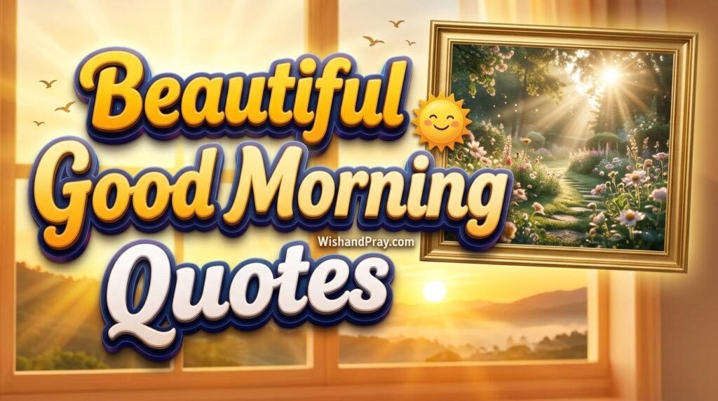 Beautiful Good Morning Quotes