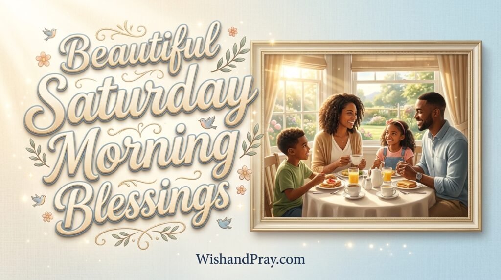 Beautiful Saturday Morning Blessings