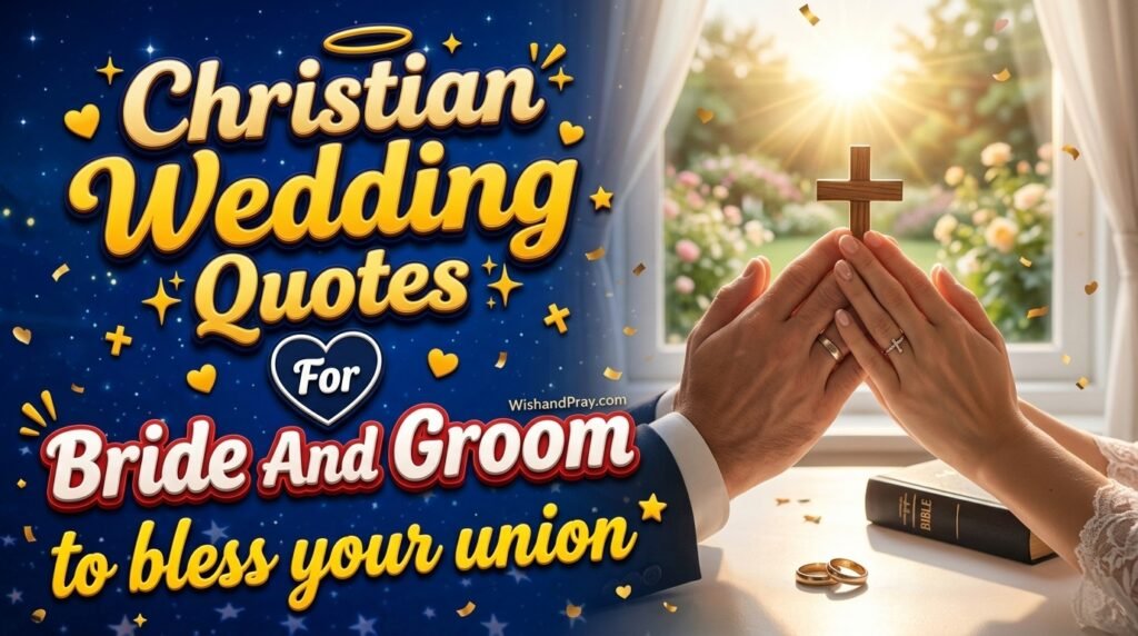 Christian Wedding Quotes For Bride And Groom