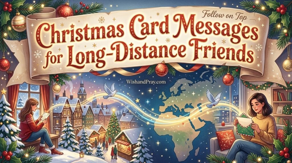 Christmas Card Messages for Long-Distance Friends