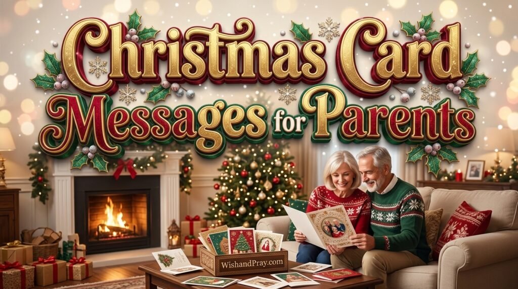 Christmas Card Messages for Parents