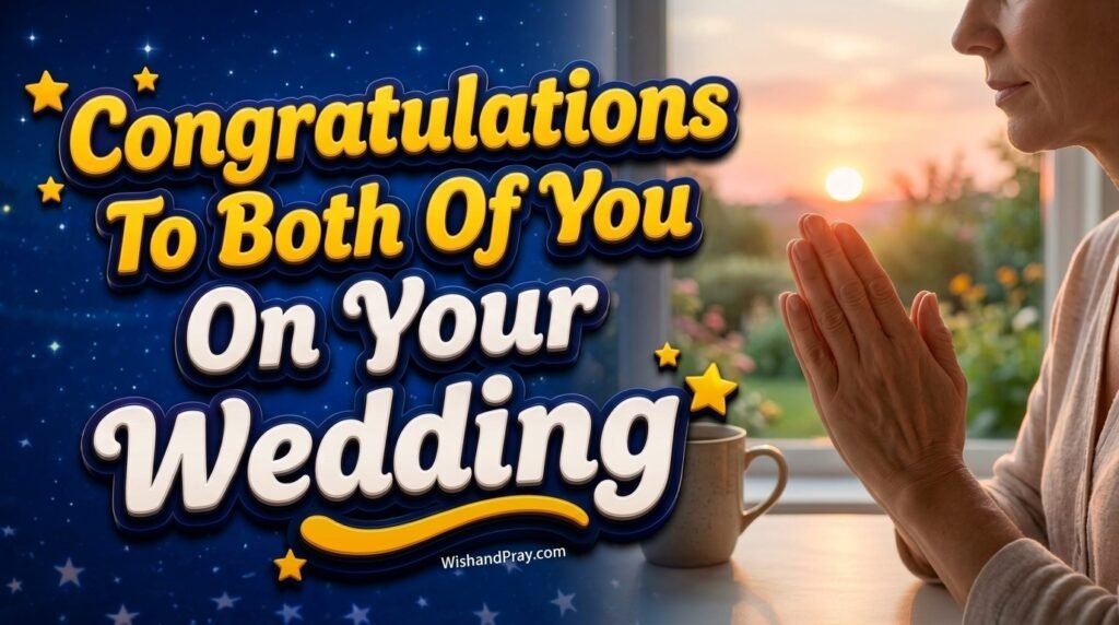Congratulations To Both Of You On Your Wedding