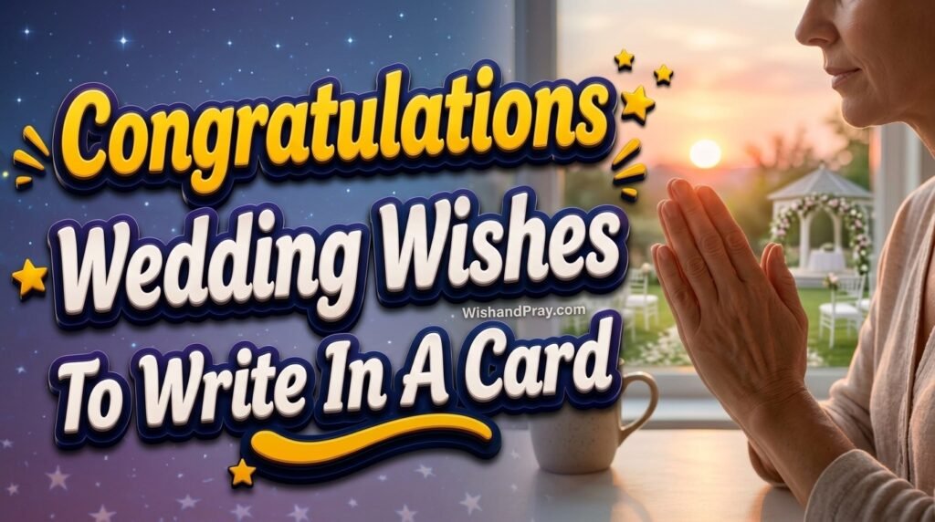 Congratulations Wedding Wishes To Write In A Card