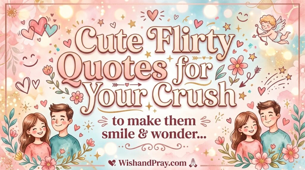 Cute Flirty Quotes for Your Crush
