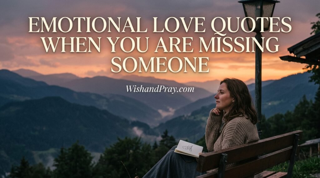 Emotional Love Quotes When You Are Missing Someone