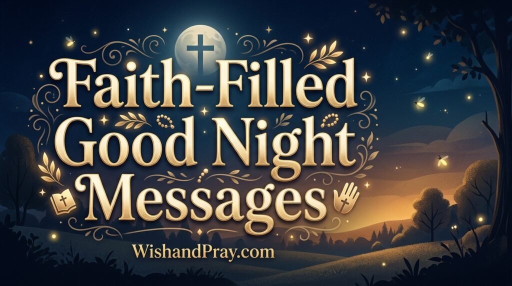 Faith-Filled Good Night Messages