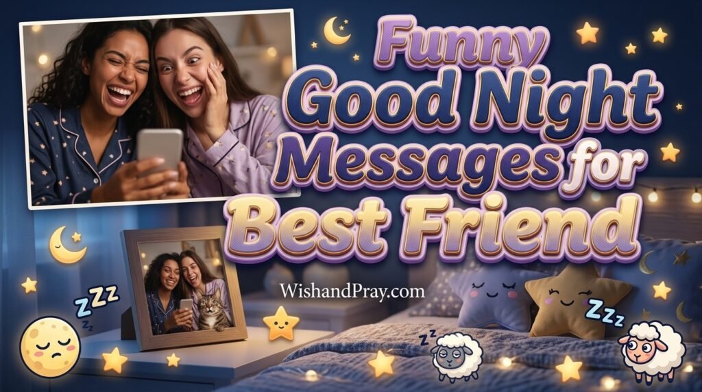 Funny Good Night Messages for Best Friend