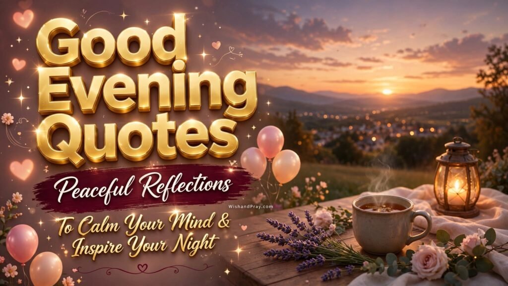 Good Evening Quotes
