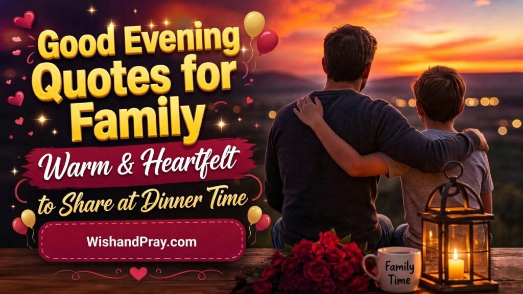 Good Evening Quotes for Family