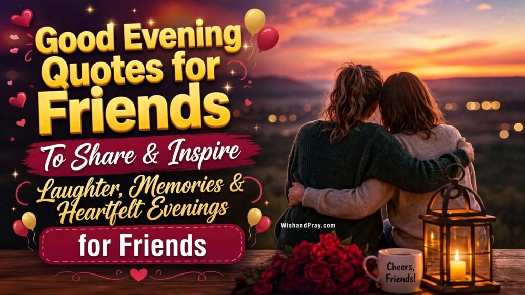 Good Evening Quotes for Friends