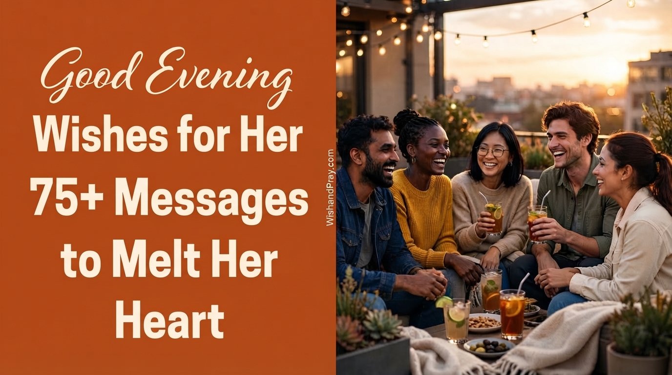 Good Evening Wishes for Her 75+ Messages to Melt Her Heart