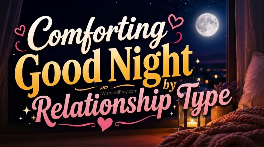 Good Night Messages by Relationship Type