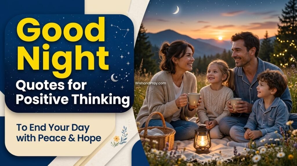 Good Night Quotes for Positive Thinking