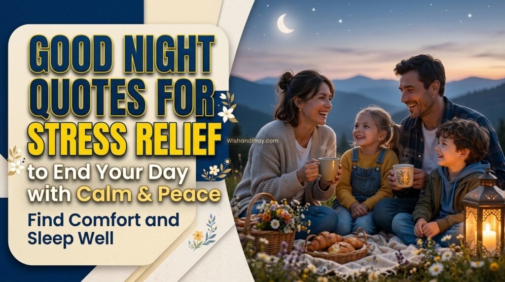 Good Night Quotes for Stress Relief