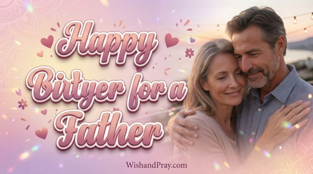 Happy Birthday Prayer for a Father