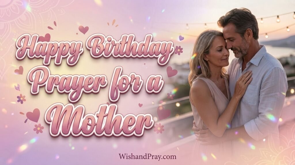 Happy Birthday Prayer for a Mother