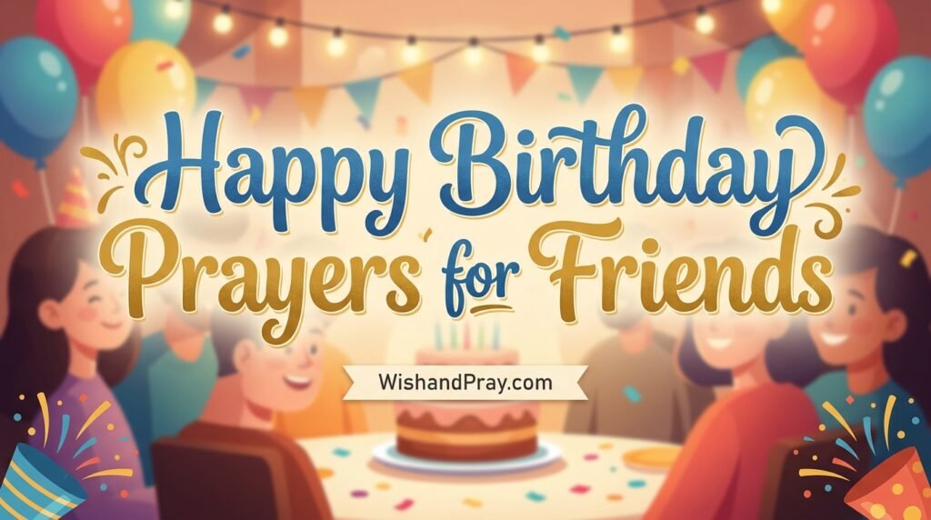 Happy Birthday Prayers for Friends