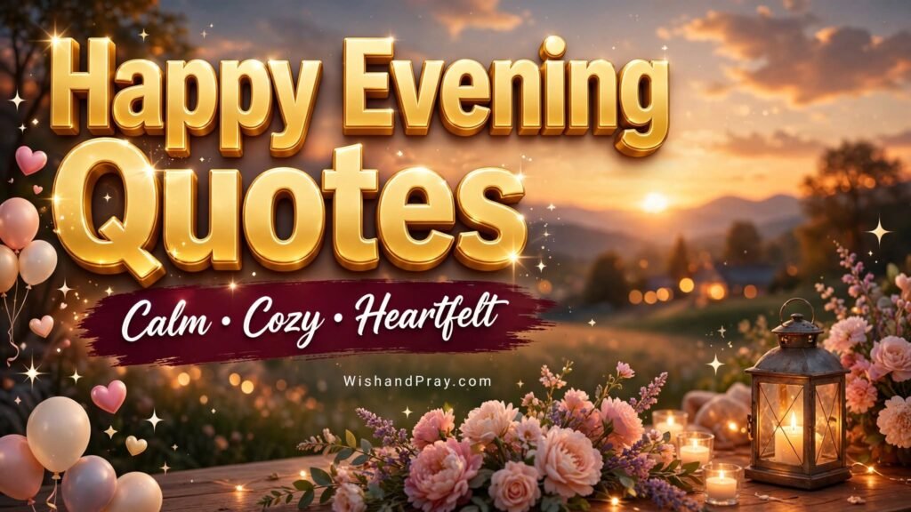 Happy Evening Quotes