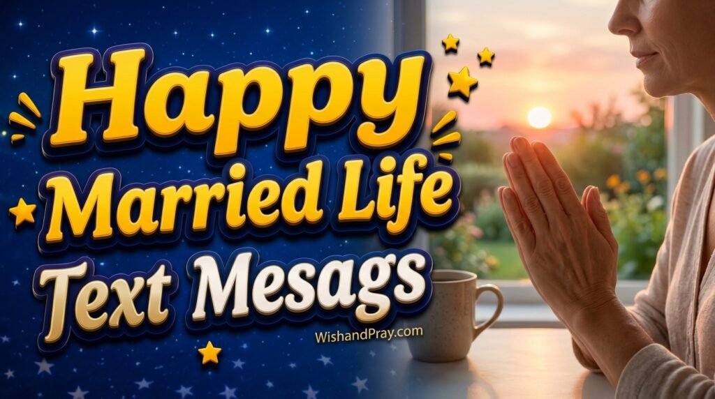 Happy Married Life Wishes Text Messages