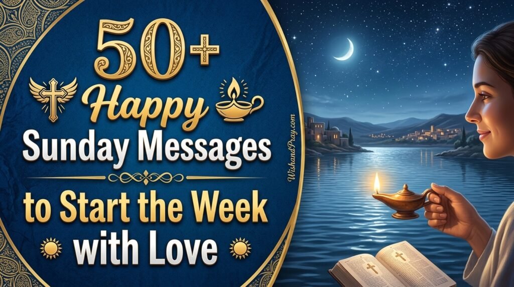 Happy Sunday Messages to Start the Week with Love