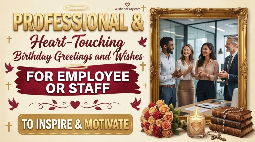 Heart-Touching Birthday Greetings and Wishes for Employee or Staff