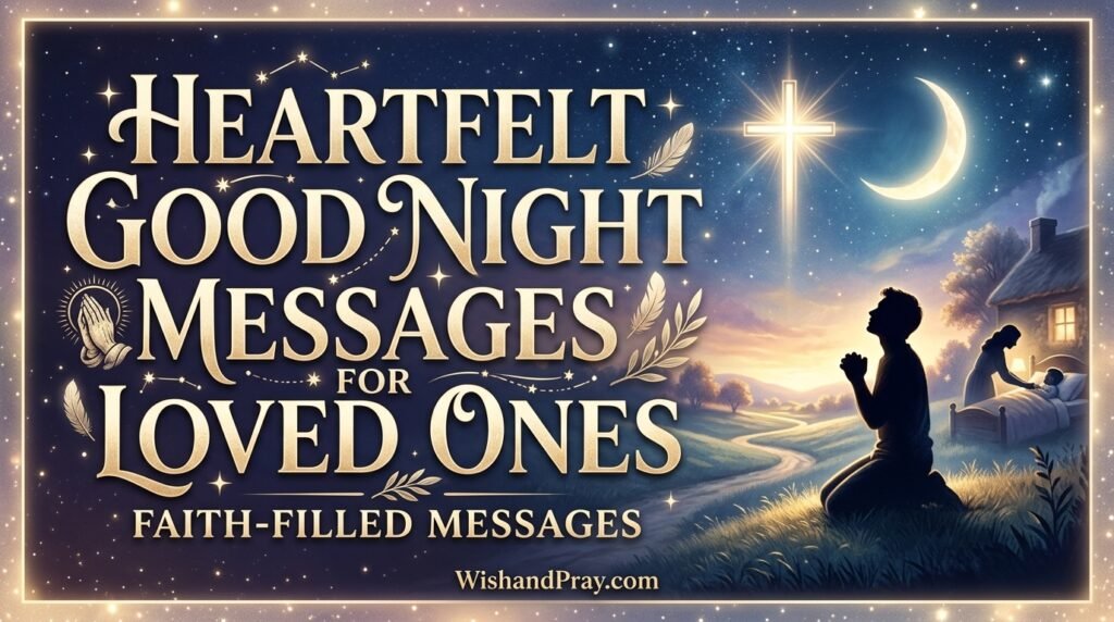 Heartfelt Good Night Messages for Loved Ones
