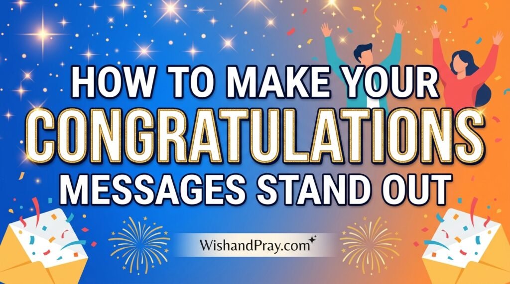 How to Make Your Congratulations Messages Stand Out