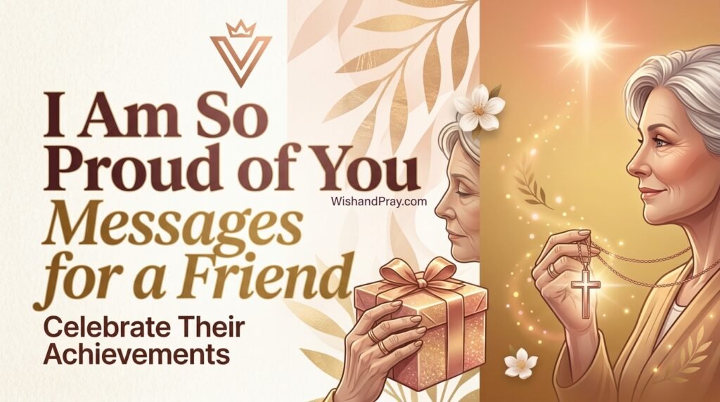 I Am So Proud of You Messages for a Friend