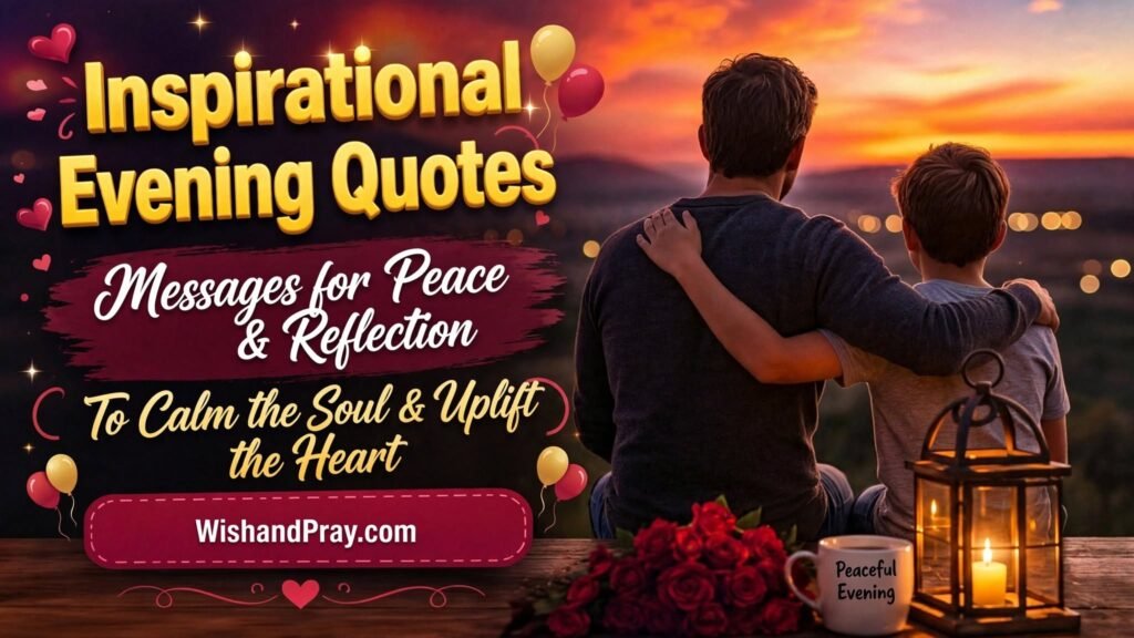 Inspirational Evening Quotes