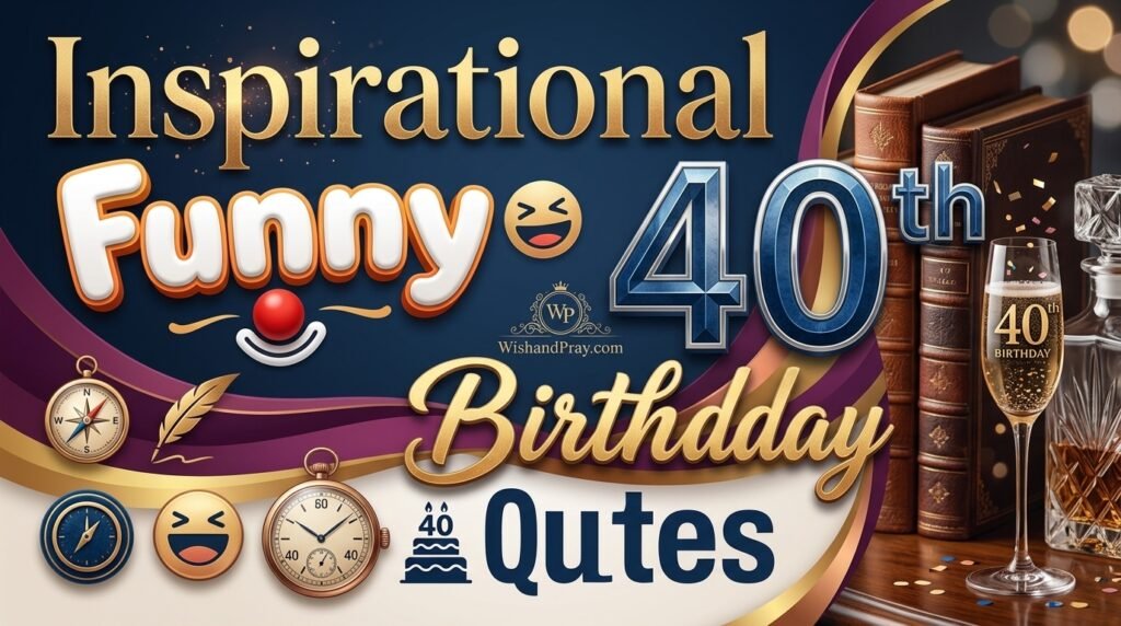 Inspirational Funny 40th Birthday Quotes