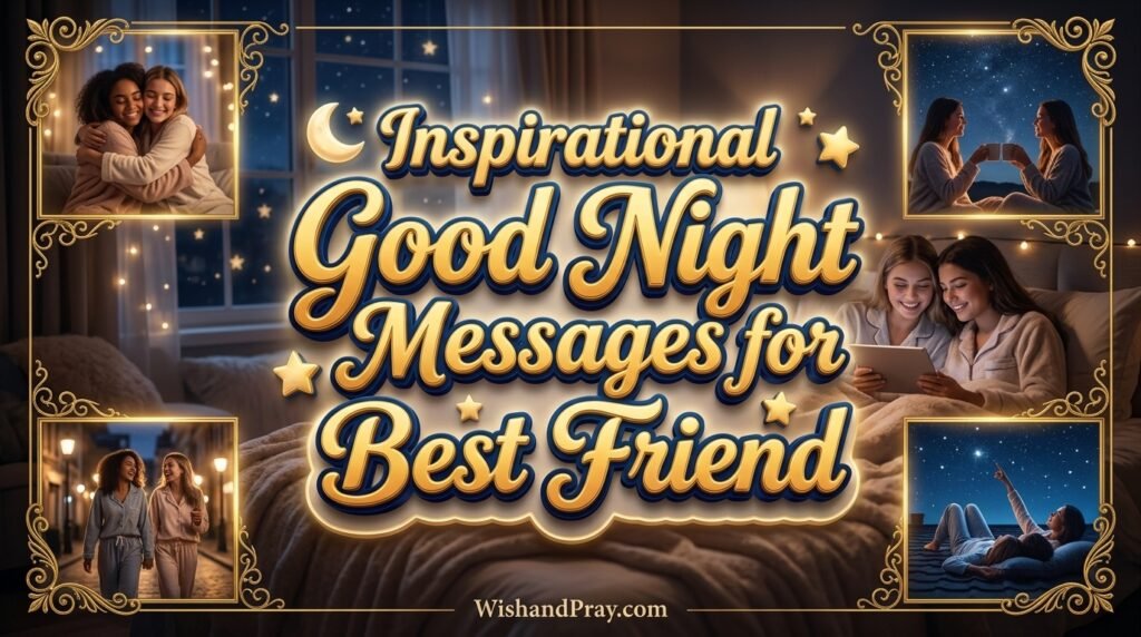 Inspirational Good Night Messages for Best Friend
