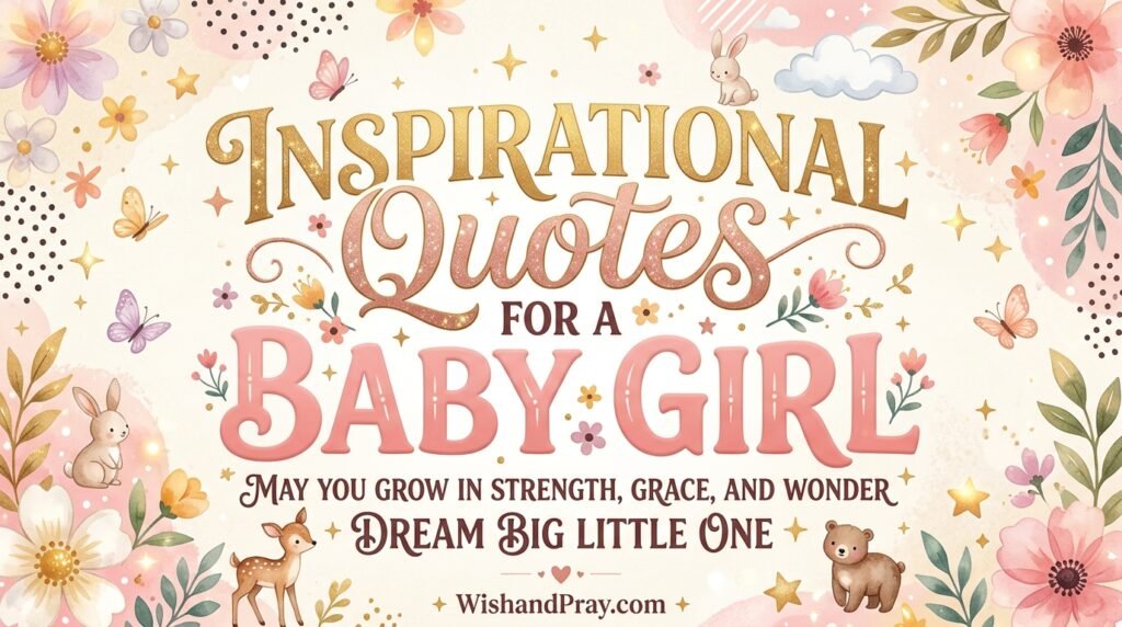 Inspirational Quotes For A Baby Girl