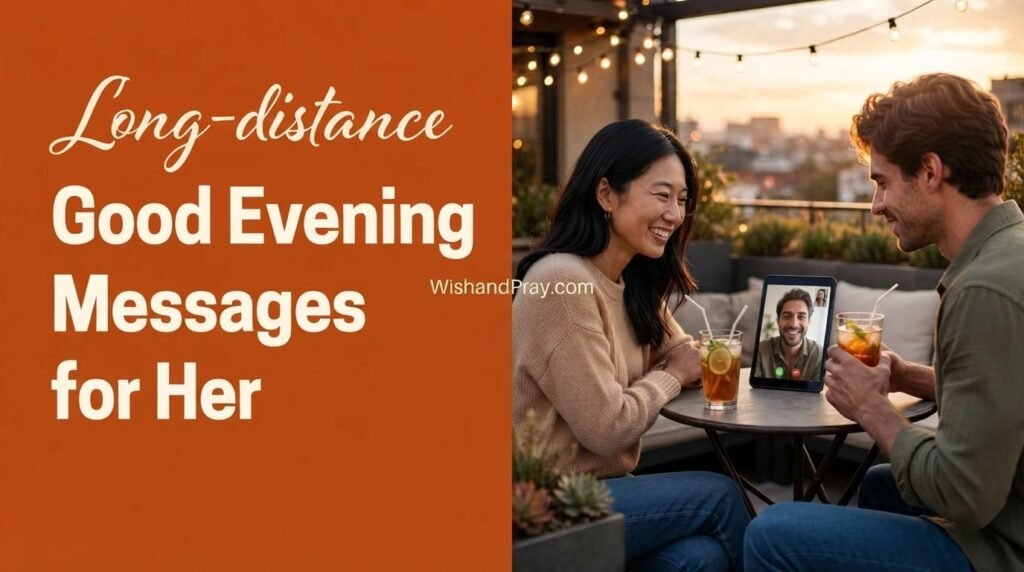 Long-distance Good Evening Messages for Her