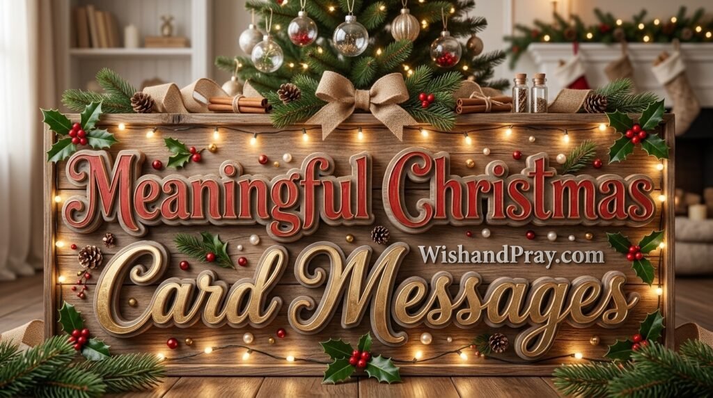 Meaningful Christmas Card Messages