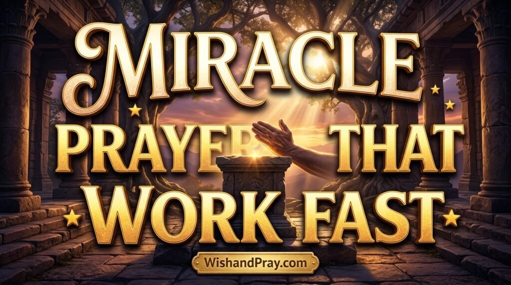 Miracle Prayers That Work Fast