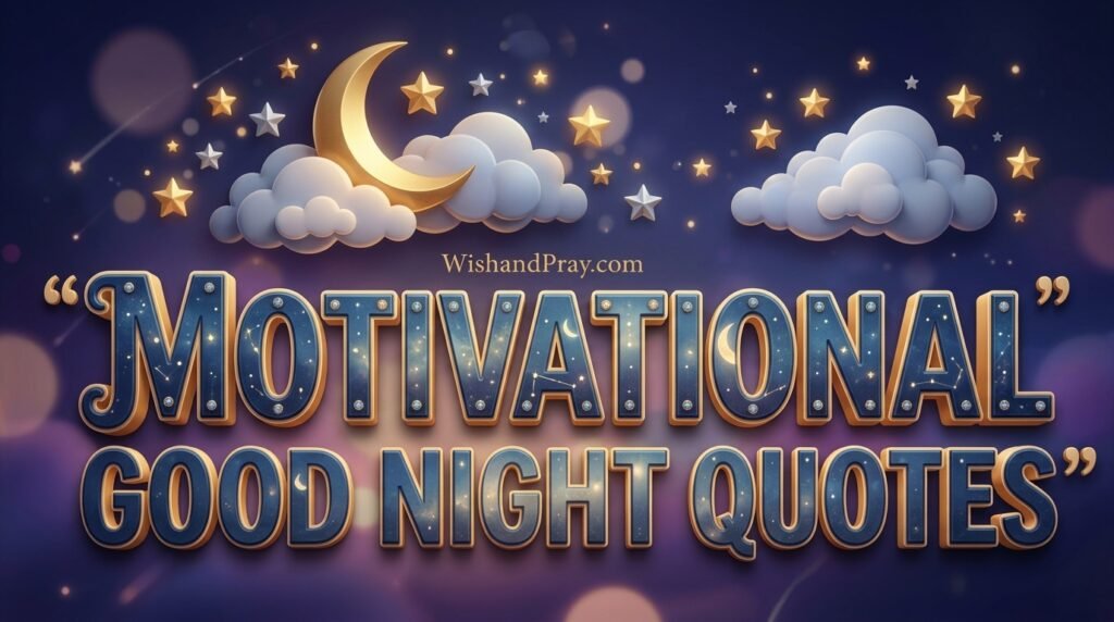 Motivational Good Night Quotes