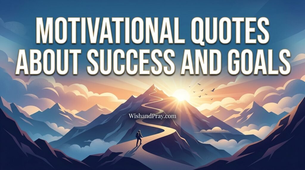 Motivational Quotes About Success and Goals