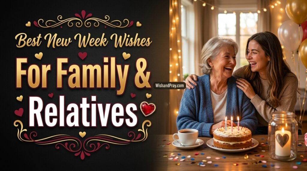 New Week Wishes For Family & Relatives