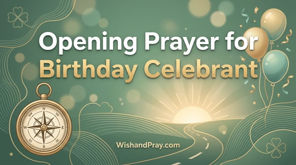 Opening Prayer for Birthday Celebrant
