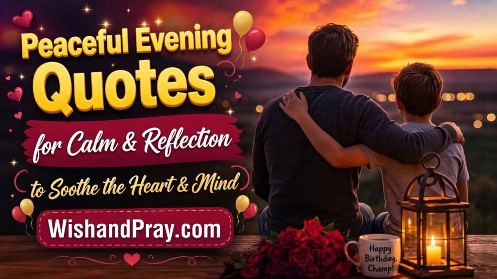 Peaceful Evening Quotes