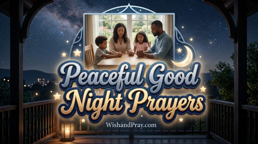Peaceful Good Night Prayers