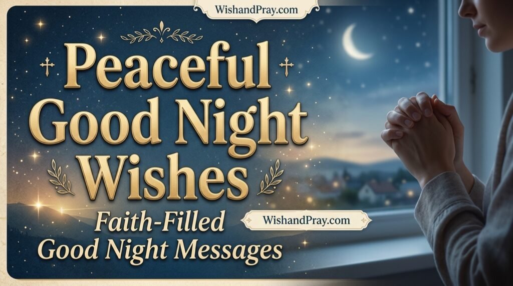 Peaceful Good Night Wishes